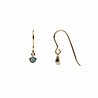 All the Luck in the World Bliss Goldplated Earring Hook Blue All the Luck in the World Bliss Goldplated Earring Hook Blue