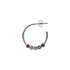 All the Luck in the World Bliss Silverplated Earring Creole big Multi All the Luck in the World Bliss Silverplated Earring Creole big Multi