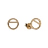 All the Luck in the World Parade Goldplated Earrings Geometric Circle All the Luck in the World Parade Goldplated Earrings Geometric Circle