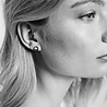 All the Luck in the World Parade Silverplated Earrings Geometric Circle All the Luck in the World Parade Silverplated Earrings Geometric Circle