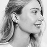 All the Luck in the World Parade Silverplated Earrings Three Flowers All the Luck in the World Parade Silverplated Earrings Three Flowers