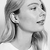All the Luck in the World Parade Silverplated Earrings Three Stars Big All the Luck in the World Parade Silverplated Earrings Three Stars Big