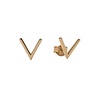All the Luck in the World Parade Goldplated Earrings Vee All the Luck in the World Parade Goldplated Earrings Vee