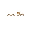 All the Luck in the World Parade Goldplated Earrings Wave All the Luck in the World Parade Goldplated Earrings Wave