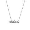 All the Luck in the World Urban Silverplated Necklace Okdoei All the Luck in the World Urban Silverplated Necklace Okdoei