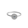 All the Luck in the World Magique Silverplated Ring Coin Burst Blue All the Luck in the World Magique Silverplated Ring Coin Burst Blue