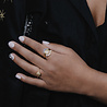 All the Luck in the World Magique Goldplated Ring Coin Burst Blue All the Luck in the World Magique Goldplated Ring Coin Burst Blue