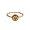 All the Luck in the World Magique Goldplated Ring Coin Eye All the Luck in the World Magique Goldplated Ring Coin Eye