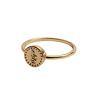 All the Luck in the World Magique Goldplated Ring Coin Snake All the Luck in the World Magique Goldplated Ring Coin Snake
