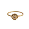 All the Luck in the World Magique Goldplated Ring Coin Starburst Pink All the Luck in the World Magique Goldplated Ring Coin Starburst Pink