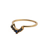 All the Luck in the World Magique Goldplated Ring Crown Blue All the Luck in the World Magique Goldplated Ring Crown Blue