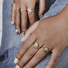 All the Luck in the World Magique Goldplated Ring Crown Blue All the Luck in the World Magique Goldplated Ring Crown Blue
