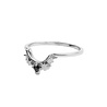 All the Luck in the World Magique Silverplated Ring Crown Star Black All the Luck in the World Magique Silverplated Ring Crown Star Black