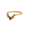All the Luck in the World Magique Goldplated Ring Crown Star Black All the Luck in the World Magique Goldplated Ring Crown Star Black