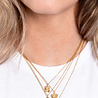 All the Luck in the World Charm Goldplated Necklace All the Luck Circle All the Luck in the World Charm Goldplated Necklace All the Luck Circle