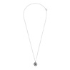 All the Luck in the World Charm Silverplated Necklace Beatle Starry Circle All the Luck in the World Charm Silverplated Necklace Beatle Starry Circle