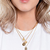 All the Luck in the World Charm Goldplated Necklace Burst Heart All the Luck in the World Charm Goldplated Necklace Burst Heart