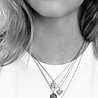 All the Luck in the World Charm Silverplated Necklace Burst Heart All the Luck in the World Charm Silverplated Necklace Burst Heart
