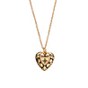 All the Luck in the World Charm Goldplated Necklace Diamond Heart All the Luck in the World Charm Goldplated Necklace Diamond Heart
