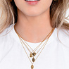 All the Luck in the World Charm Goldplated Necklace Diamond Heart All the Luck in the World Charm Goldplated Necklace Diamond Heart
