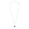 All the Luck in the World Charm Silverplated Necklace Diamond Heart All the Luck in the World Charm Silverplated Necklace Diamond Heart