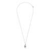 All the Luck in the World Charm Silverplated Necklace Diamond Oval All the Luck in the World Charm Silverplated Necklace Diamond Oval