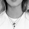 All the Luck in the World Charm Silverplated Necklace Hummingbird Rectangle All the Luck in the World Charm Silverplated Necklace Hummingbird Rectangle