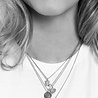 All the Luck in the World Charm Silverplated Necklace Rainbow Rectangle All the Luck in the World Charm Silverplated Necklace Rainbow Rectangle