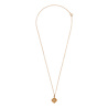 All the Luck in the World Charm Goldplated Necklace Rose Circle All the Luck in the World Charm Goldplated Necklace Rose Circle