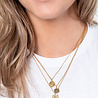All the Luck in the World Charm Goldplated Necklace Scorpio Circle All the Luck in the World Charm Goldplated Necklace Scorpio Circle