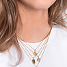 All the Luck in the World Charm Goldplated Necklace Snake Oval All the Luck in the World Charm Goldplated Necklace Snake Oval