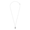 All the Luck in the World Charm Silverplated Necklace Snake Oval All the Luck in the World Charm Silverplated Necklace Snake Oval