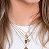 All the Luck in the World Charm Goldplated Necklace Sun Circle All the Luck in the World Charm Goldplated Necklace Sun Circle