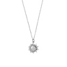 All the Luck in the World Charm Silverplated Necklace Sun Circle All the Luck in the World Charm Silverplated Necklace Sun Circle