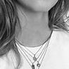 All the Luck in the World Charm Silverplated Necklace Sun Circle All the Luck in the World Charm Silverplated Necklace Sun Circle