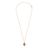 All the Luck in the World Charm Goldplated Necklace Sun Moon Oval All the Luck in the World Charm Goldplated Necklace Sun Moon Oval