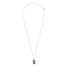 All the Luck in the World Charm Silverplated Necklace Tiger Rectangle All the Luck in the World Charm Silverplated Necklace Tiger Rectangle