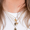 All the Luck in the World Charm Goldplated Necklace Zebra Rectangle All the Luck in the World Charm Goldplated Necklace Zebra Rectangle