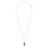 All the Luck in the World Charm Silverplated Necklace Zebra Rectangle All the Luck in the World Charm Silverplated Necklace Zebra Rectangle