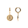 All the Luck in the World Charm Goldplated Earring All the Luck Circle All the Luck in the World Charm Goldplated Earring All the Luck Circle