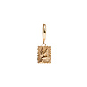All the Luck in the World Charm Goldplated Earring Hummingbird Rectangle All the Luck in the World Charm Goldplated Earring Hummingbird Rectangle