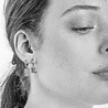 All the Luck in the World Charm Silverplated Earring Moon Stars Square All the Luck in the World Charm Silverplated Earring Moon Stars Square