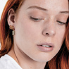 All the Luck in the World Charm Goldplated Earring Rainbow Rectangle All the Luck in the World Charm Goldplated Earring Rainbow Rectangle