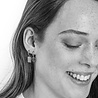 All the Luck in the World Charm Silverplated Earring Rainbow Rectangle All the Luck in the World Charm Silverplated Earring Rainbow Rectangle