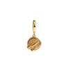 All the Luck in the World Charm Goldplated Earring Scorpio Circle All the Luck in the World Charm Goldplated Earring Scorpio Circle