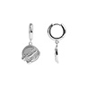 All the Luck in the World Charm Silverplated Earring Scorpio Circle All the Luck in the World Charm Silverplated Earring Scorpio Circle
