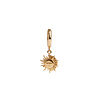 All the Luck in the World Charm Goldplated Earring Sun Circle All the Luck in the World Charm Goldplated Earring Sun Circle