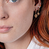 All the Luck in the World Charm Goldplated Earring Sun Circle All the Luck in the World Charm Goldplated Earring Sun Circle