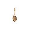 All the Luck in the World Charm Goldplated Earring Sun Moon Oval All the Luck in the World Charm Goldplated Earring Sun Moon Oval