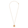 All the Luck in the World Bold Goldplated Necklace Graphic Starry Circle Orange Pink All the Luck in the World Bold Goldplated Necklace Graphic Starry Circle Orange Pink